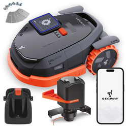 Robot koszący Segway Navimow X350E z trymerem, garażem i ostrzami