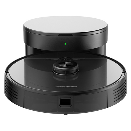 Robot sprzątający Vactronic SR7 + stacja opróżniająca z przyłączem prostym do odkurzacza centralnego