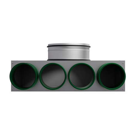 Skrzynka rozprężna krótka 4x75/160