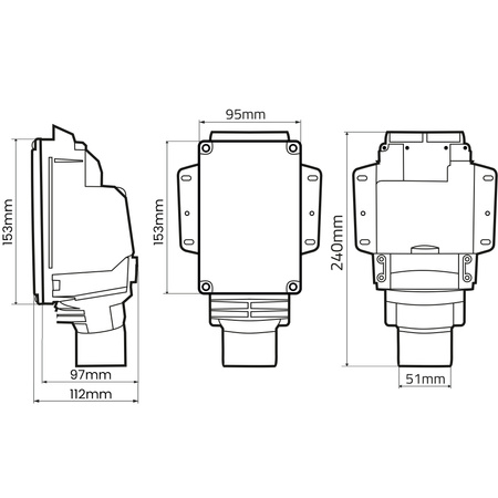 Kaseta gniazda Chameleon II z zaślepką