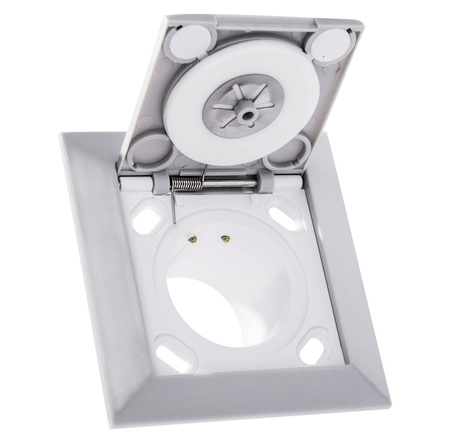 Gniazdo ssące Magnetic Srebrne