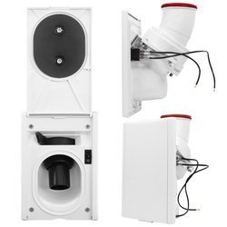 Gniazdo ssące HAH 2 z blokadą węża, białe