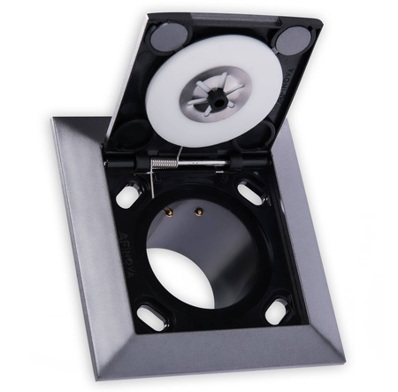 Gniazdo ssące Slim Grafitowe