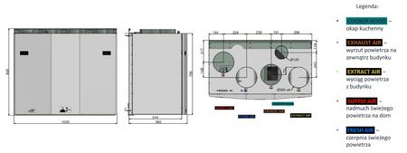 Rekuperator Ensy InoVent 700 BV