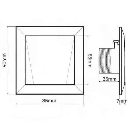Gniazdo ssące Magnetic Jasno szare