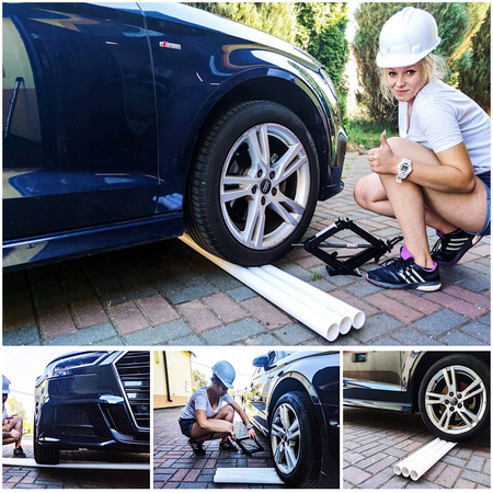 Zestaw montażowy na 5 gniazd + 2 szufelki odkurzacz centralny