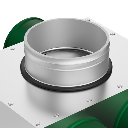 Rozdzielacz kątowy jednorzędowy 160/4x75(2+2) z izolacją wewnętrzną